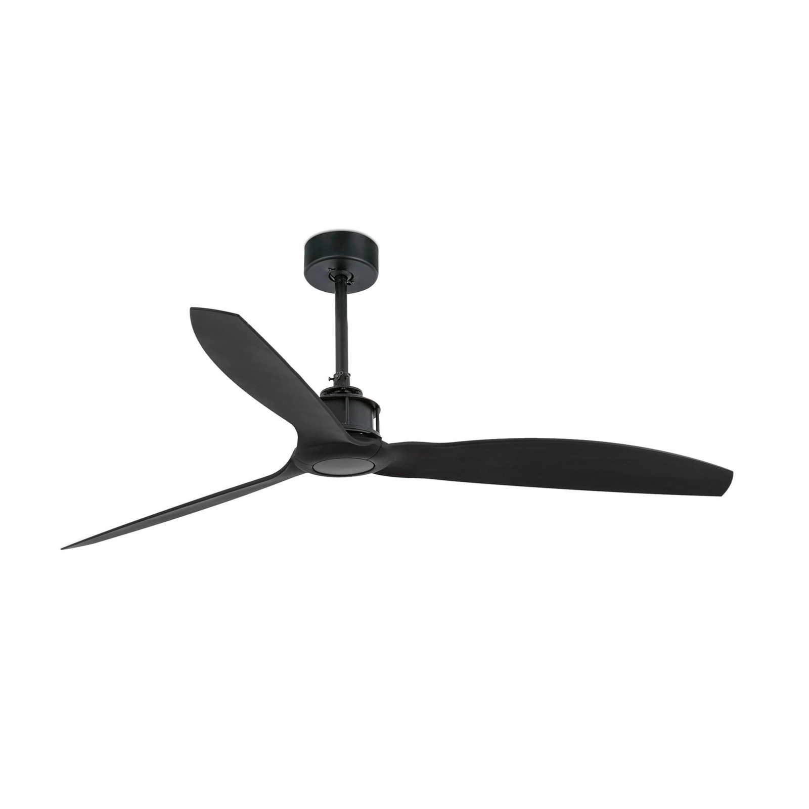 DC Ceiling fan without Lights Just Fan Matt Black Fan with Remote control