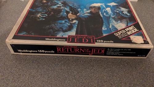 Star Wars Return of The Jedi 150 PC Puzzle 1983 - NO Poster Waddingtons Luke - Picture 5 of 5