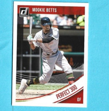 2018 Donruss Mookie Betts Base Card #191 - Boston Red Sox- Perfect 300