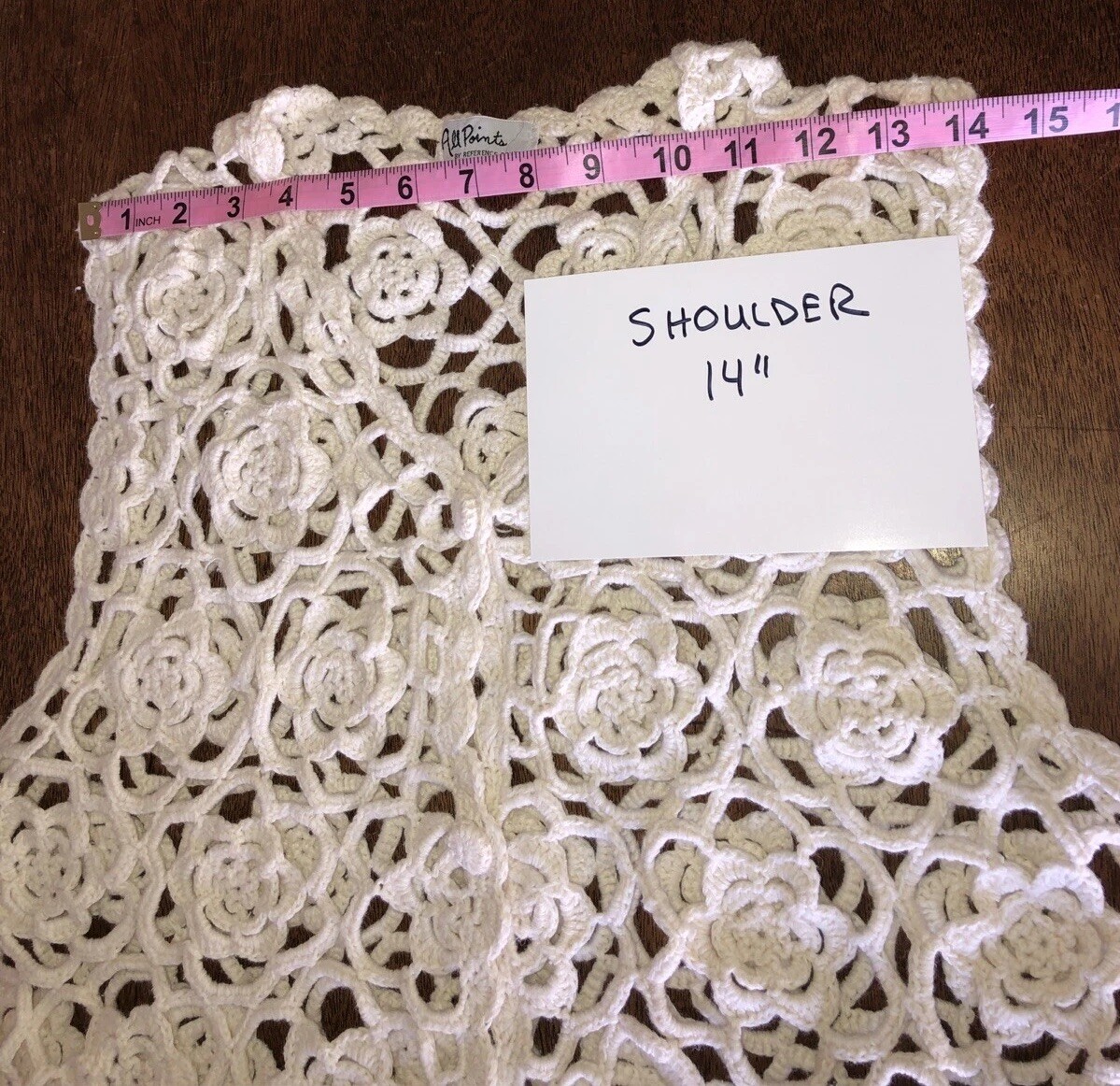 All Points By Reference Point Womens Crochet Vest… - image 6