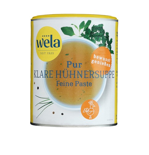 Klare Hühnersuppe 'Pur', zum Verfeinern, Trinkbrühe - wela (0,69€/L) - Bild 2 von 11
