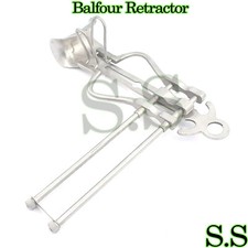 Balfour Retractor W/Ratchet Bar Surgical Instruments 7"