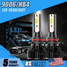2 sides 9006 HB4 LED Headlight Bulbs Conversion Kit High Low Beam Fog 120W 6000K