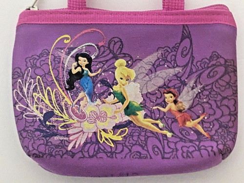 Tinker Bell Rosetta Silvermist Fairies Handbag Purple Pink Girls Toy Bag - Picture 2 of 8