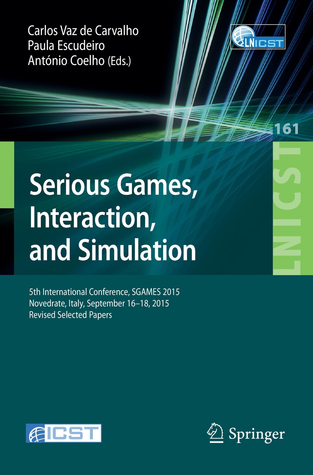 Thumbnail - Serious Games, Interaction, And Simulation Carlos Vaz De Carvalho (u.