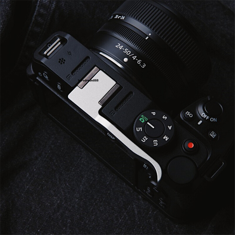 Aluminum Hot Shoe Thumb Up Grip for Nikon Z30 Camera Support