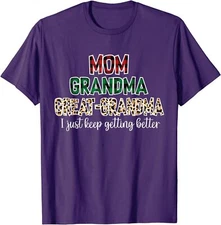 Mom Grandma Great Grandma Mothers Day Gifts Daughter Unisex T-Shirt