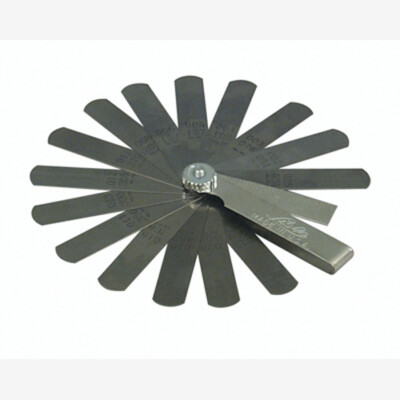 Lisle 67950 Standard Feeler Gauge Set .002 to .025, 15 Blades