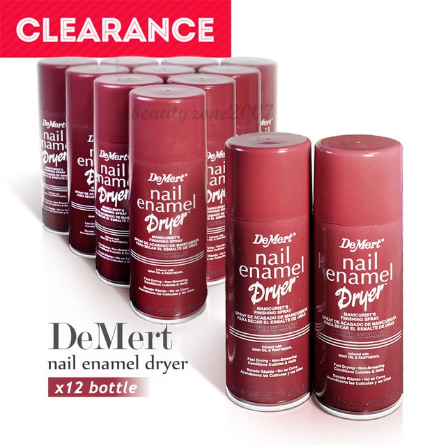 Demert Nail Enamel Dryer Spray 7.5oz (Pack of 12) eBay