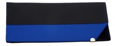 Wholesale Bulk Lot of Blue Calabria EyeGlasses Case Soft Syn.Leather Felt Pouch