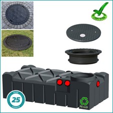 Abwassertank Abwassersammelgrube Fäkalientank Silagetank Flachtank 1500 L