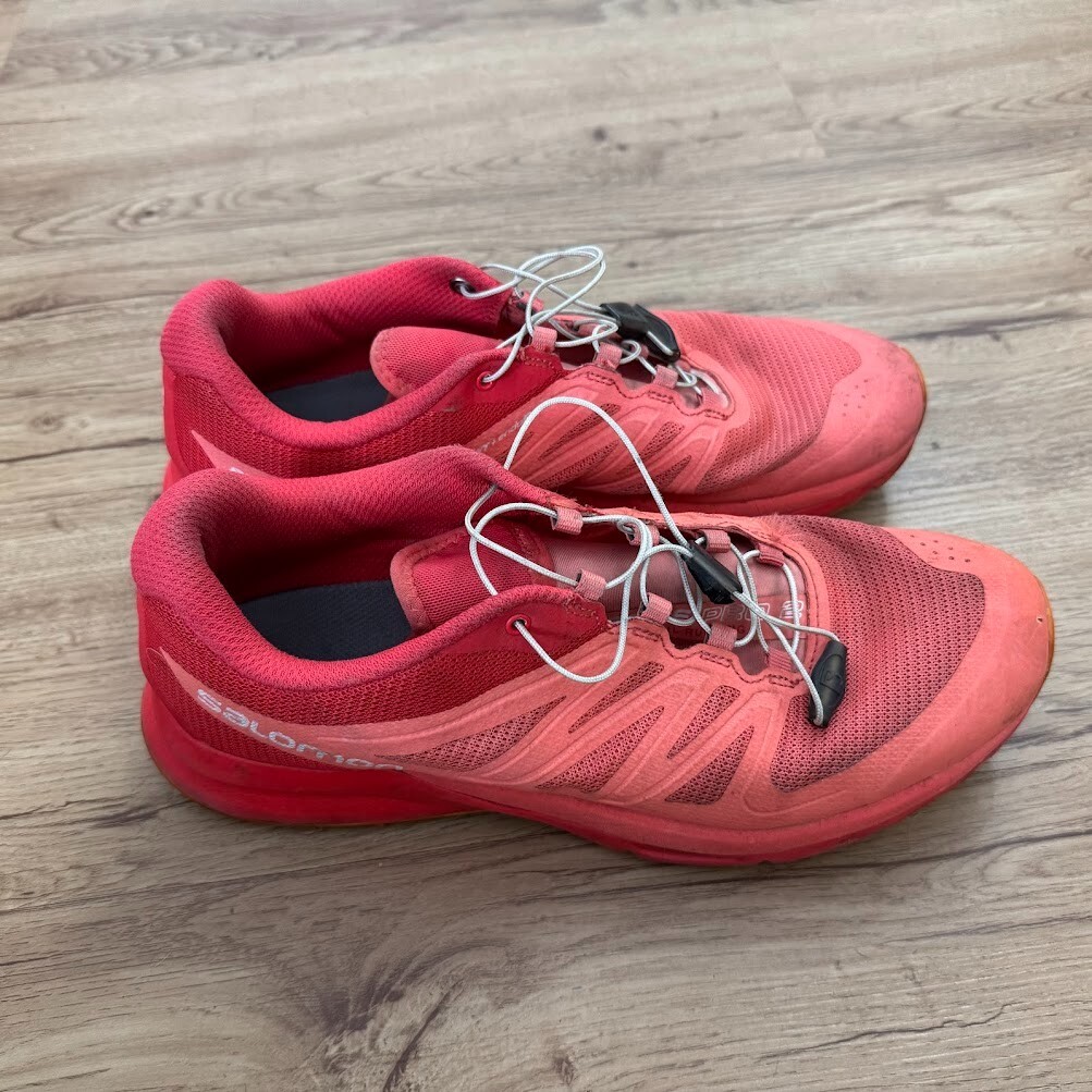 Scarpe da trail running Salomon Sense Ride 2 donna taglia 10 rosso corallo