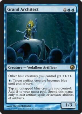 1x GROSSER ARCHITEKT - Narben von Mirrodin/Masters - MTG - Magic the Gathering - Neuwertig