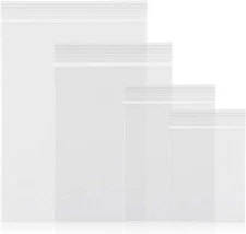 Clear Reclosable Zip Seal Bag Plastic 2 Mil Lock Bags Jewelry Zipper Baggie 2Mil