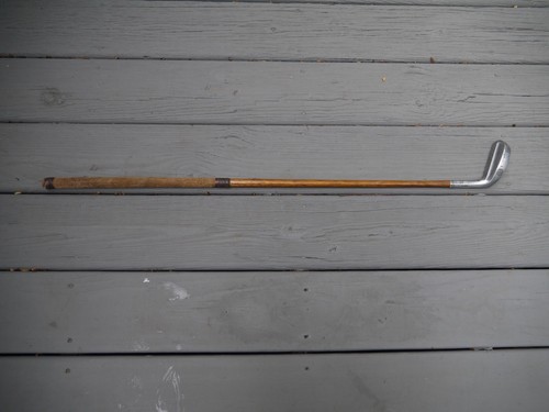 Unusual Vintage Wood Shaft Mills England RM Bent Neck Aluminum Mallet Putter - Picture 13 of 17