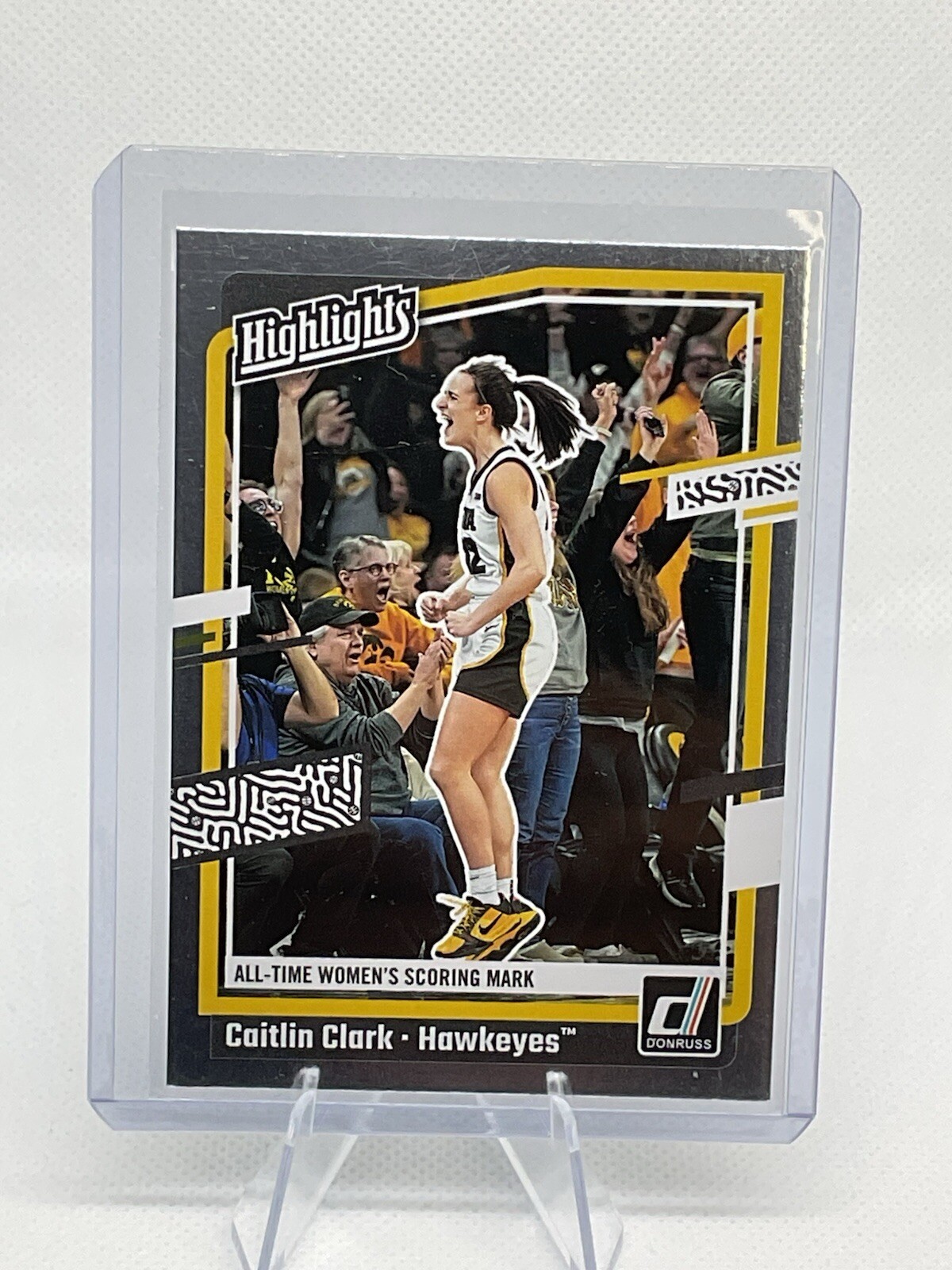 2024 Panini Caitlin Clark Metalized #H10 Card 211 Collectible Edition