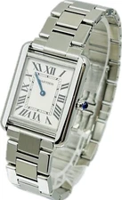 Cartier Tank Solo W5200013 3170 SM White Womens Watch Near Mint A3534