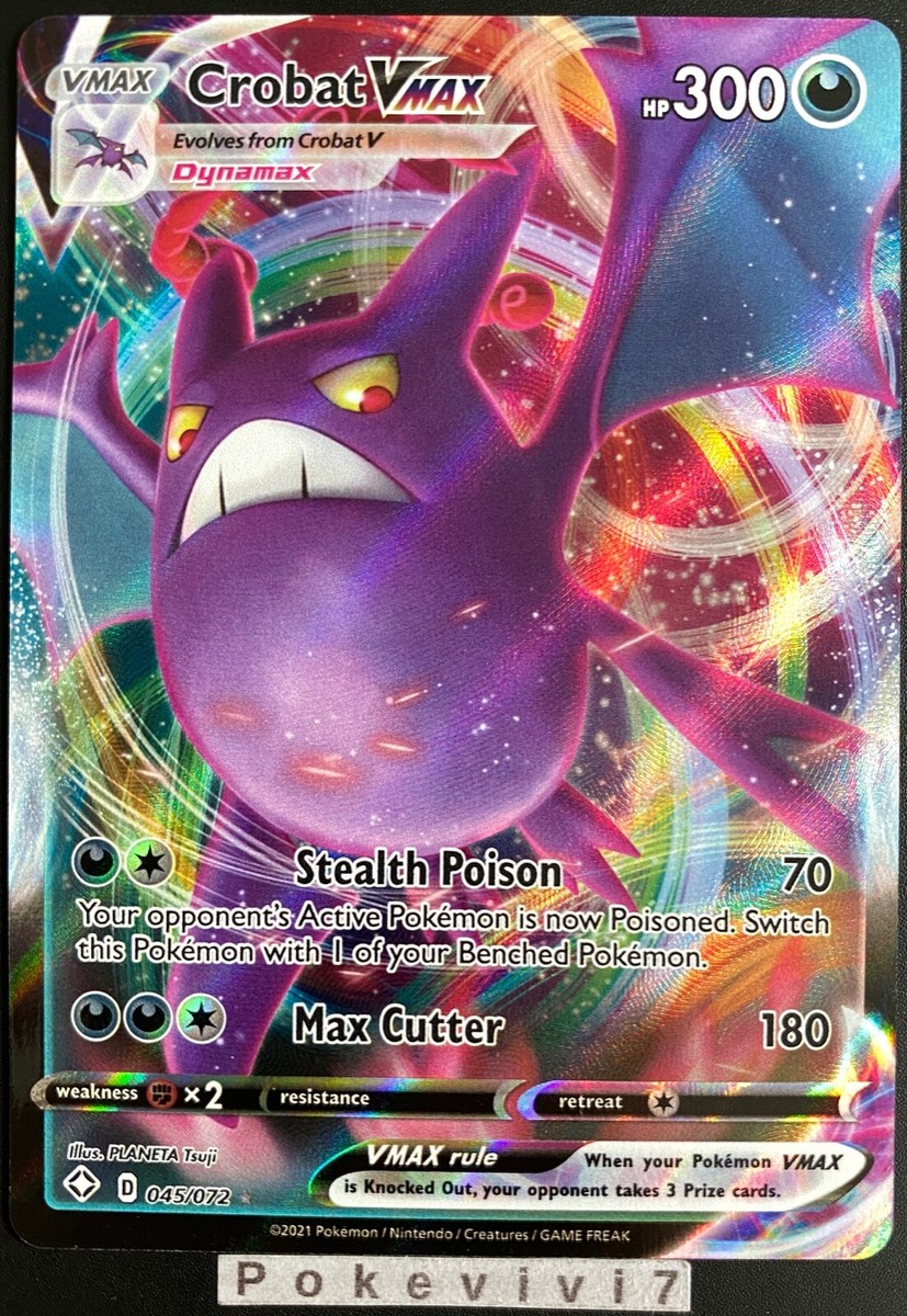 Carte Crobat Crobat Holo Carte Pokémon Anglaise 55/135 Plasma Storm