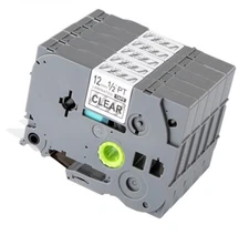 5Pk Black on Clear PL-131 TZ-131 TZe-131 Label Maker Tape 12mm Brother P-Touch