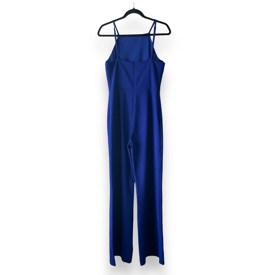 French Connection Women’s Whisper Jumpsuit Color Prince Rocks Blue 6 - Image 2 of 4
