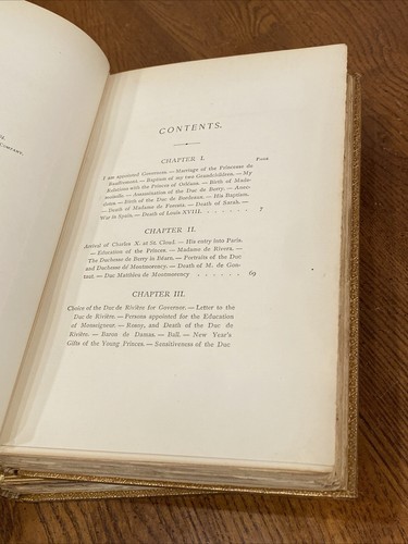 Memoirs of the Duchesse de Gontaut 1st Limited Ed /175 Leather 2 Vol I & II 1894 - Picture 18 of 24