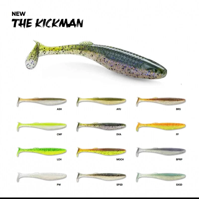 Rapala Crushcity The Kickman SHAD 3 MISURE disponibili 7,5 10 12,5cm