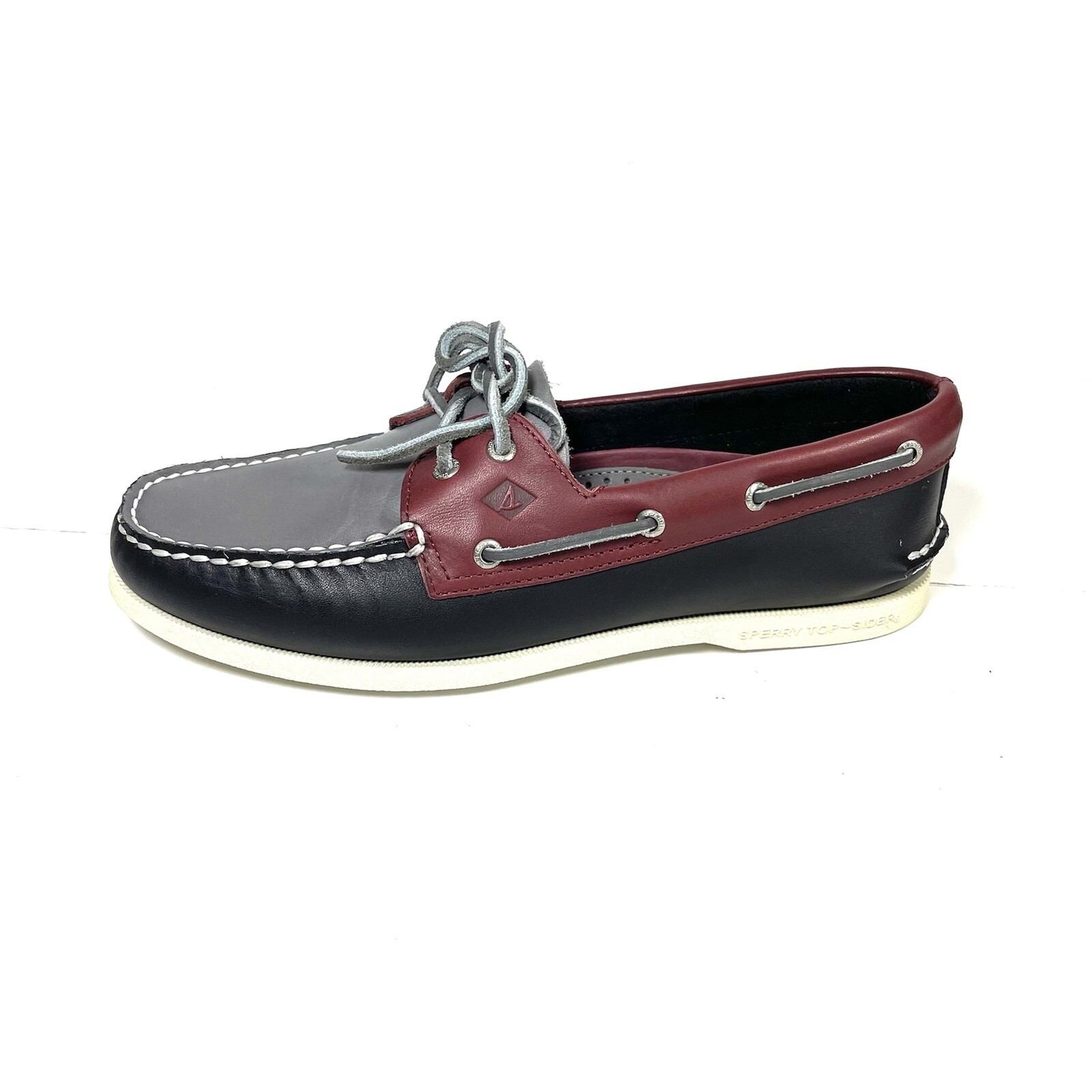 Sperry Top Sider Mens Boat Shoes Gray 