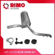 Audi A2 1.4 (2000-2005) Endschalldämpfer Mit E-Prüfzeichen Auspuff