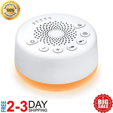 Sound Machine White Noise Rain Ocean Soothing Sounds Therapy Relax Sleep Music