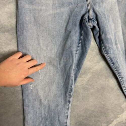 Abercrombie & Fitch Curve Love High Rise Jeans Damen 28/6S Blau Distressed - Bild 2 von 15