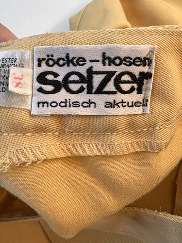Vintage Poly N Virgin Wool Womens Pants Size 38 W25 Trevor’s Rocke Hosen Selzer - Picture 12 of 21