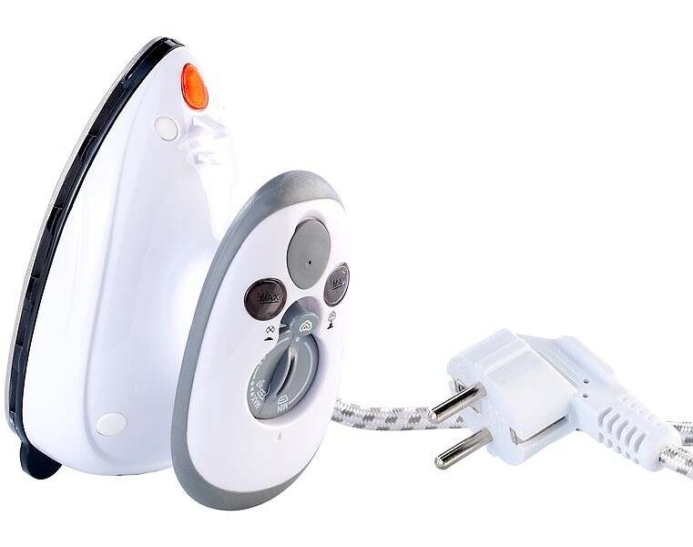 Fer à repasser vapeur nomade Sichler pour valise et déplacements pro