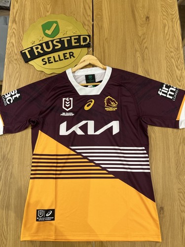 Maillot De Rugby Brisbane Broncos XL - Authentique, Fabriqué En Australie - Pour Adulte