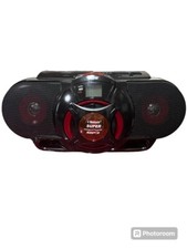 Emerson Portable Stereo Bluetooth Boombox With Cassette Player And Am/fm Radio