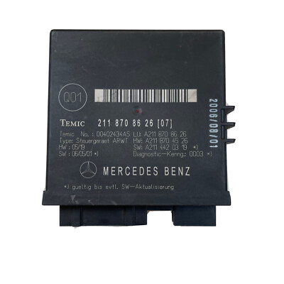 07 Mercedes E350 trunk release control module 2118708626 211 870 