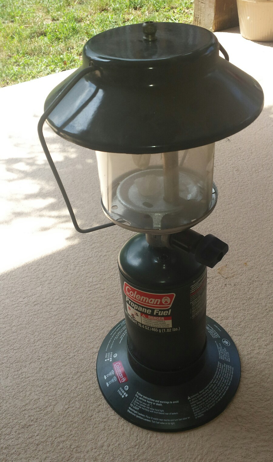 COLEMAN PROPANE CAMPING LANTERN eBay