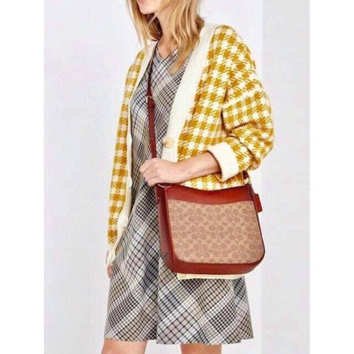 NWT Authentic Coach Chaise Crossbody In Signature Canvas 38579 Was $250 | eBay