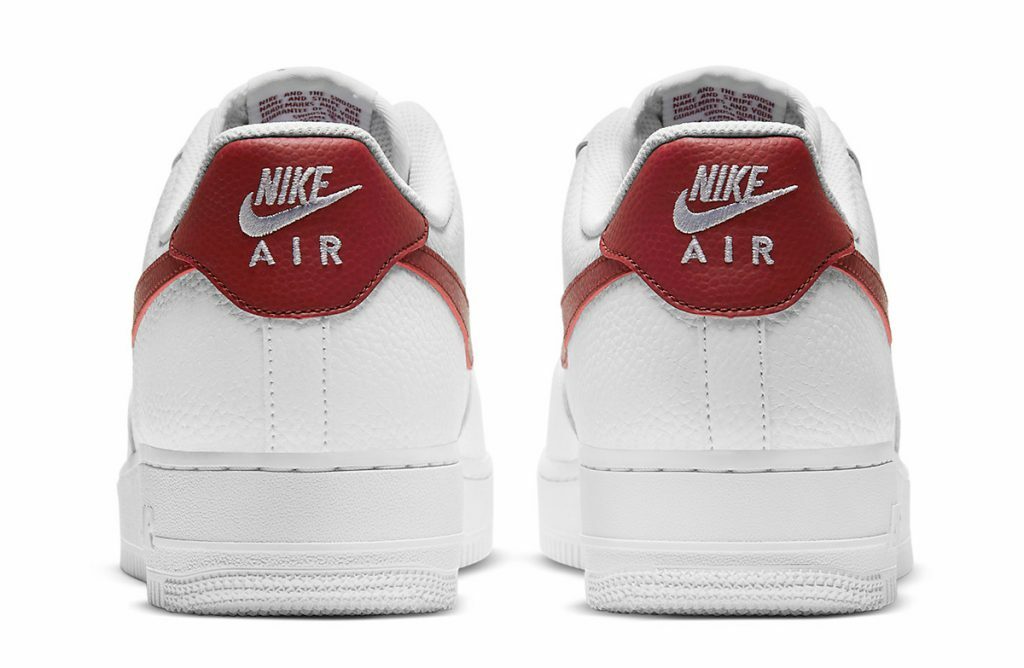 Size 8 - Nike Air Force 1 Low White Team Red for sale online | eBay
