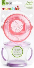 Munchkin  Snack Catcher  Toddler Snack Cups, 2 Pack, Pink/Purple