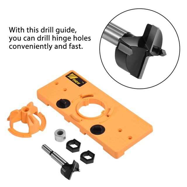 35mm Concealed Cabinet Hinge Jig Boring Hole Drill Guide ...
