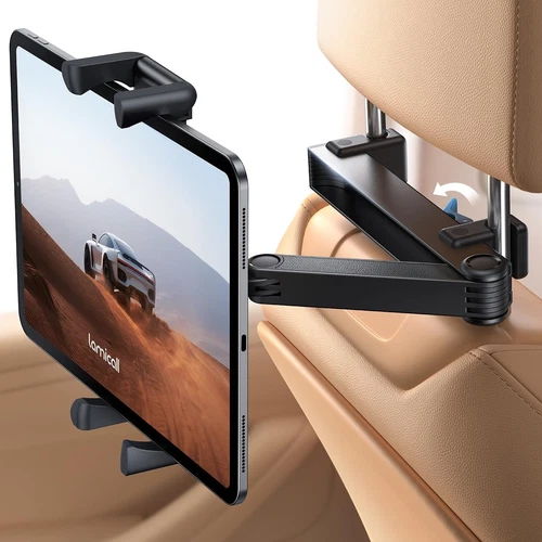 ✅ Lamicall Car Headrest iPad Holder - Aluminium Lockable Arm Universal Car Table