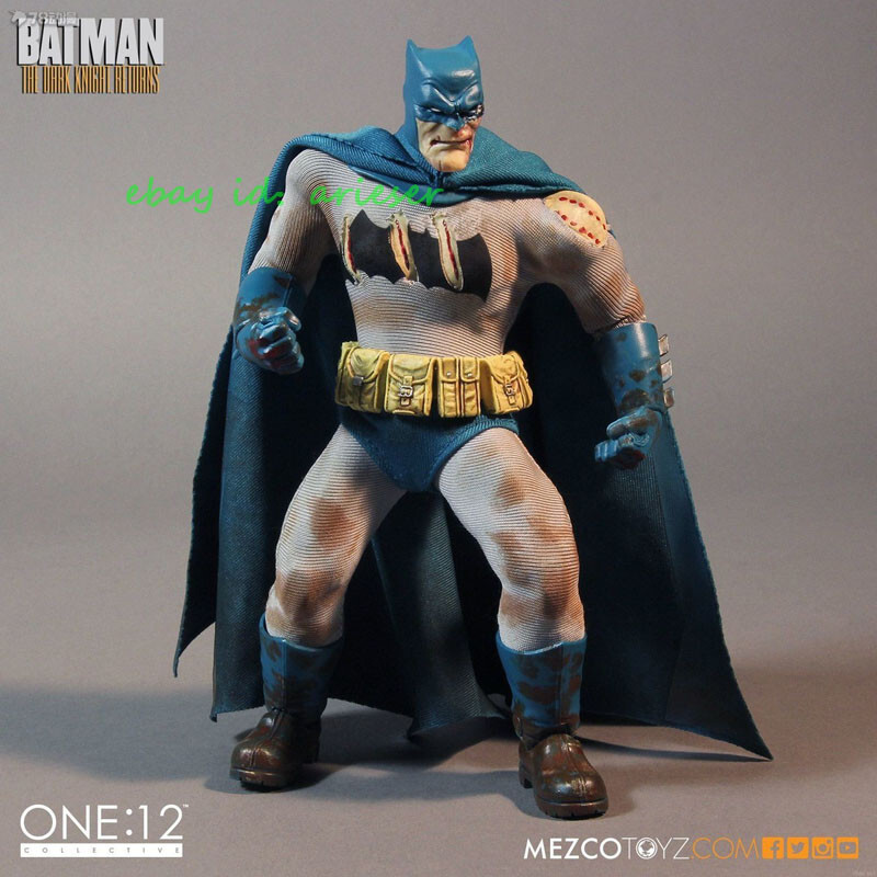 Mezco Toyz 1/12 Mutant Leader Vs Batman Boxed Set Dark