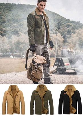 Mens Hornet Bomber Wool Lined Warm 