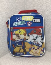 Paw Patrol Soft Insulated School Lunch Bag Box Rubble Chase Skye Marshall Cool.