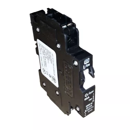 QY-1-13-DM-U2-60A-B1, CBI, Miniature Circuit Breaker Single Pole 60A 125V