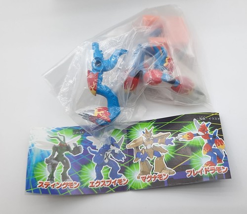 Digimon Flamedramon 3" espositore personaggio giocattolo Giappone gacha - Foto 1 di 3