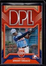 2023 Panini Elite Extra Edition Jeremy Siriaco Jersey /199 Orange DPL