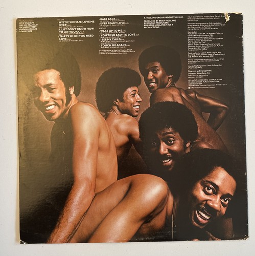 TEMPTATIONS Bare Back LP With Lyric Inner 33rpm 12" USA 1978 VG+/EX - Picture 2 of 9