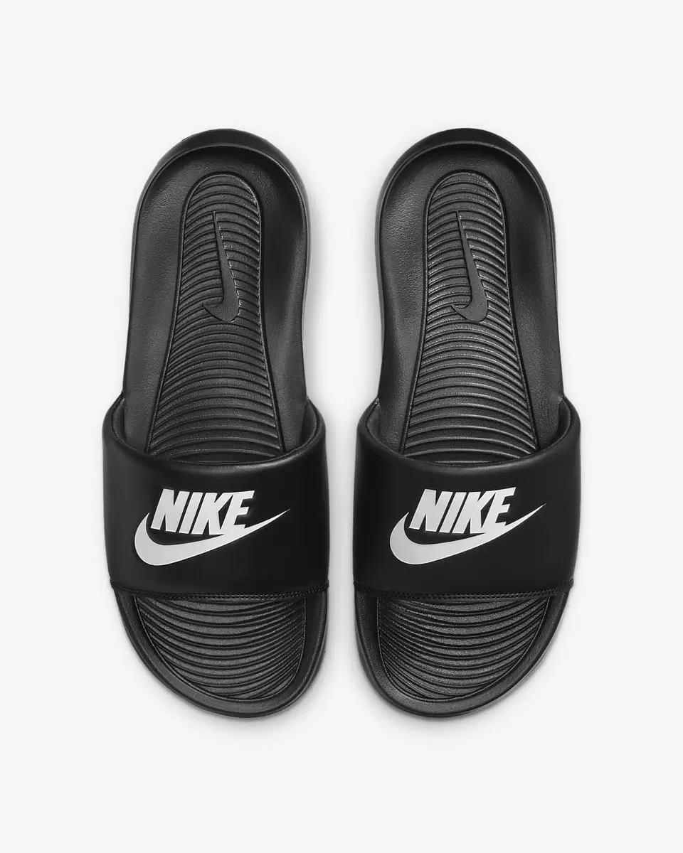 Nike black and white sandals sale