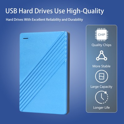 USB Hard Drive High-Speed Transmission Universal Compact Design 